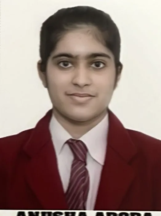 Pracbee Achiever -  Anusha Arora - 93.4 %